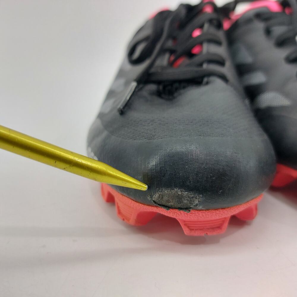 Rawlings Girls Soccer Black Shoes Size 1.5 Baseball Softball Cleats - Picture 5 of 12